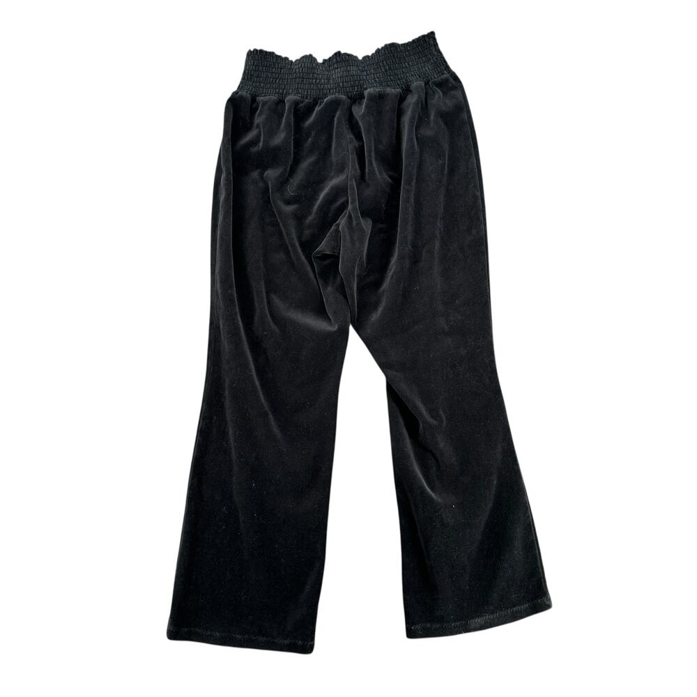 Maternity Black Velvet Maternity Pants Vintage 2000's Liz Lange Large - Picture 5 of 6